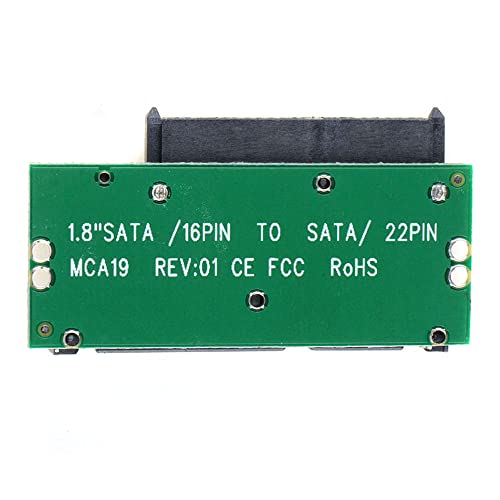Adaptador conversor Micro SATA SSD a SATA 2.5 pulgadas miniatura 6