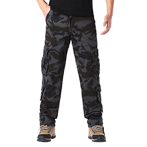 Pantalones tácticos para exteriores en algodón suave ideales para senderismo y deporte