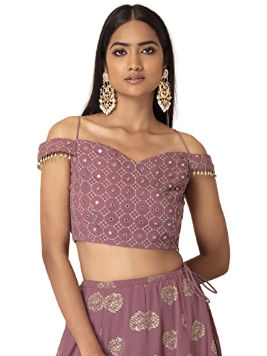 Image of Indya Women's Polyester Sleeveless Blouse