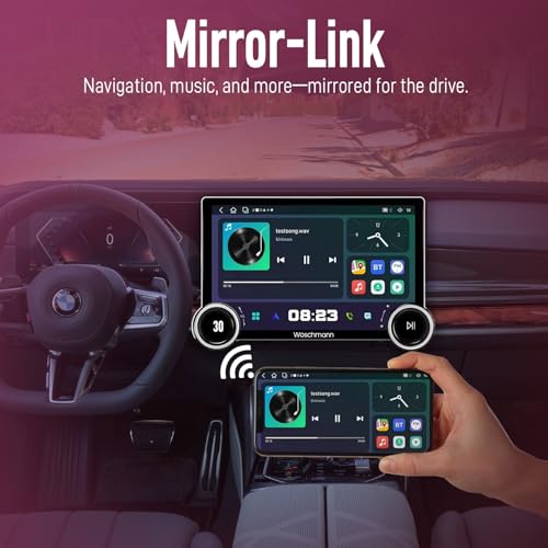 Image of Woschmann Diamond Car Android SystemTouch Screen 10.1 Inch|TS30|With Fan|4GB /64GB|4th Gen|4Core|QLED Display|GPS&Bluetooth|WiFi&FM|SteeringControl|AHD Camera Included(Wireless Android Auto & Car Play)