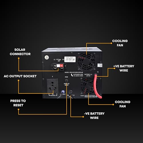 Image of EAPRO TRON 3200 3000VA 24V Solar PCU | Lithium Compatible | AI-MPPT | Dual & Single Battery | Supports 6 Panels (520-590Wp) | Pure Sine Wave | RTC Smart Charging | 3 Years Warranty