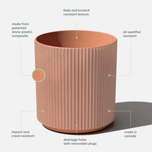 Image of Veradek Demi Series Planter - Large Round Outdoor Planter