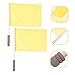 NAMOARLY 2pcs Multi-use Referee Flags Flags for Sports Events Easy to Wave Attract Attention for Athletic Competitions and