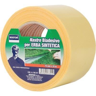 1 PZ NASTRO PRATO ERBA SINTETICA BIADESIVO BOSTON MM 75 ML 25