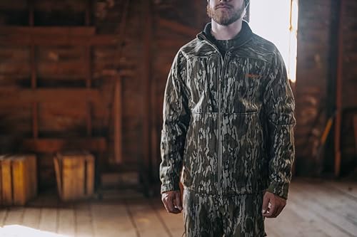 Muddy Outdoors Men's TRX Softshell Jacket Mossy Oak Bottomland XL by Muddy - Used condition - Image 4