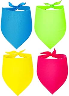 4 Pcs Dog Instant Cooling Bandana Chill Out Scarf Pet Cool Neck Wrap for