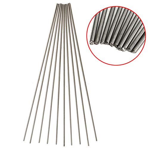 Ltkj 10Pcs Grade 5 Titanium Round Bar Ti Metal Rod Diameter 2Mm Length 25Cm 10 Inches #TOP2