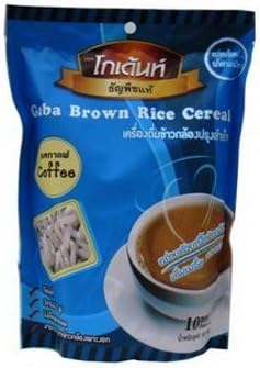 Instant Gaba Brown Rice Cereal Coffee Healthy Beverage golden brand 10 x 30g