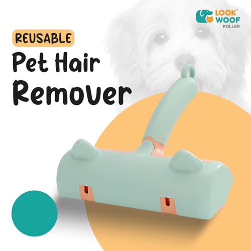 Image of Pet Hair Removal Tool - Lint Roller for Dog & Cat Hair Removal on Furniture, Couch, Carpet, Clothing, and Bedding - Multi-Surface Fur Removal (JC-405)