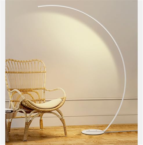 Lámpara de pie de arco regulable de 170 cm con mando para salón 8