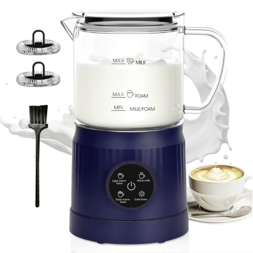 Casimhu 4-in-1 Glass Electric Milk Frother