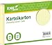 Produktbild RNK 114851 - Karteikarten kariert 5 mm, gelb, DIN A5, 1 Packung à 100 Karten