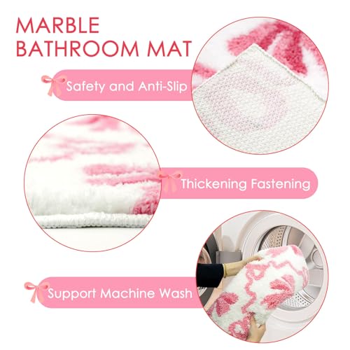 Pink Bow Bathroom Rugs, 16 X 24 inch  - image 8