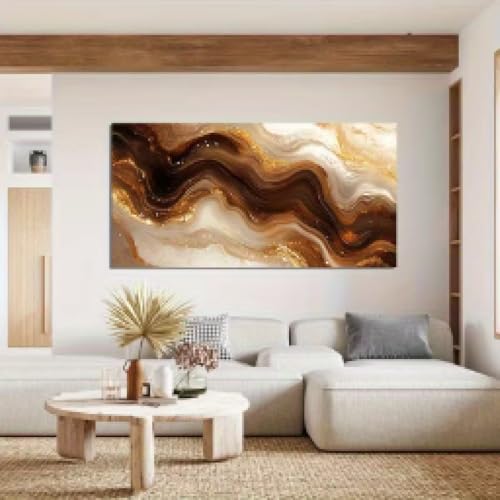 Peinture sur toile abstraite moderne pour décoration de bureau et salon