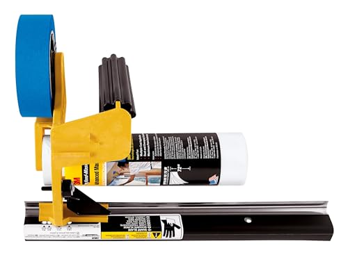 Image of 3M Hand-Masker M3000 Tool Painter's Tape and Masking Film Dispenser Kit, 3M Hand Masker Protects Surfaces from Paint Splatters, Includes 12-Inch Blade, Painter's Tape and Masking Film, 1 Kit