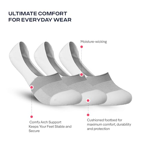 COOLMATE GLOBAL 6 Pack No Show Men Socks, Low Cut Ankle Sock Moisture Wicking2