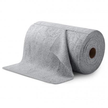 Image of Microfiber Cleaning Cloth Roll 20 Sheets (25 x 25 cm) | Reusable Tear Away Kitchen Cleaning Cloth | Highly Absorbent Lint Free Multipurpose Cleaning Rag Roll for Kitchen, Glass, Car & Home (Grey)