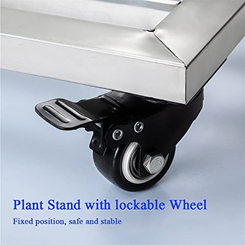 Support à roulettes pour pots de fleurs de 45 cm évitant le mal de dos - 3