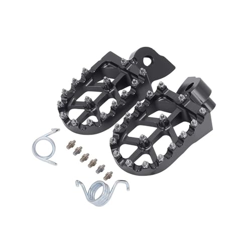 Pédales repose-pieds CNC pour moto YZ65 YZ85 en aluminium taillé dans la masse