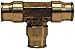 Dixon 645 Brass Push-in Union Tee 5/32" Tube