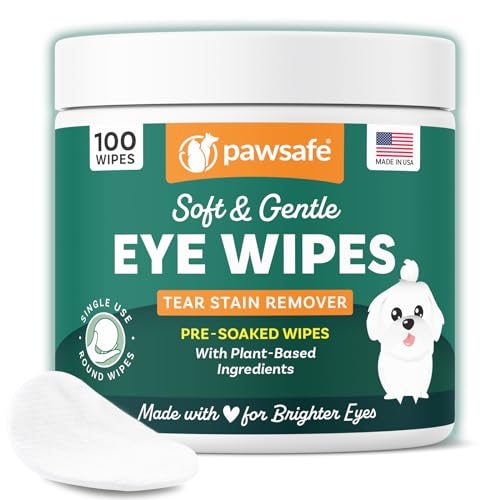 Pet Eye Wipes Natural Tear Stain Remover for Dogs and Cats 100 Presoaked Eye Cleaner Wipes Plantbased for Gentle Cleaning Brightens  Removes Dirt on Eyes Ears and Face  Cucciolini Doodles Pet eye wipes natural tear stain remover for dogs and cats 100 pre soaked eye cleaner wipes plant based for gentle cleaning brightens  removes dirt on eyes ears and face   cucciolini doodles