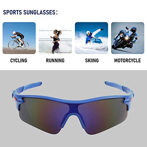 Óculos de sol esportivos, Romacci Óculos de sol esportivos Óculos de sol para ciclismo Lentes para P