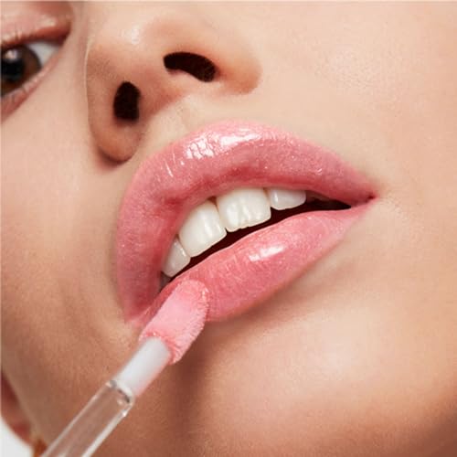 Image of Revlon Super Lustrous The Gloss, Non-Sticky, High Shine Glossy Finish, Lightweight Moisture Enriched With Agave, Moringa Oil Capuacu Butter - Rose Quartz(301), 3.8ml (Pack of 2)