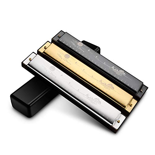 Harmonica Pack De 3 Pièces Standard C Clé 24 Trous Harmonica Polyphonique Enfants Instrument De Musique pour Débutants… - Les Beatles, Paul McCartney, John Lennon, RIngo Starr, George Harrison Harmonica Pack De 3 Pièces Standard C Clé 24 Trous Harmonica Polyphonique Enfants Instrument De Musique pour Débutants…