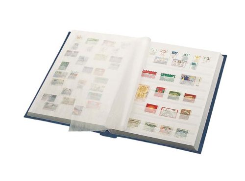 Classeur Lindner 1162 B bleu pour protéger vos timbres abîmés