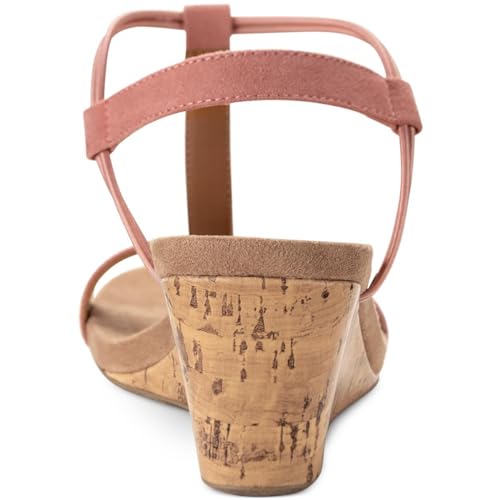 Image of Style & Co. Womens Mulanepwt Sequined Wedge Sandals