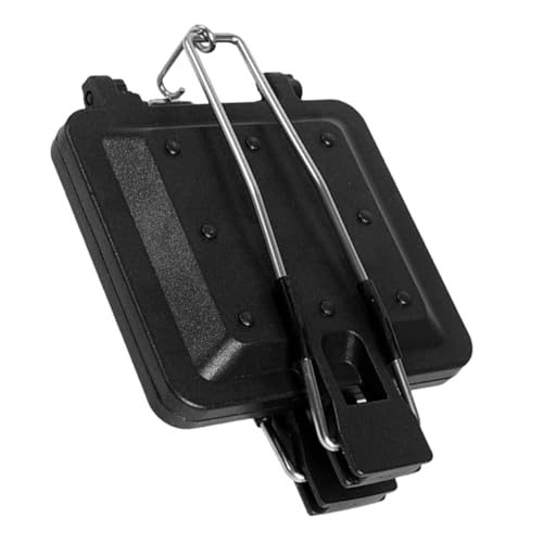 MOLUCKFU Portable Non-stick Sandwich Baking Pan Kitchen Tool for Easy Breakfast Outdoor Use Versatile Double-sided Maker for Even Heating Easy Cleaning