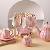 Sweejar Foldable Tea Cups Display Stand, Holds 6 Cups and 6 Saucers Stainless Steel Wire Rack Display Mug Holder Espresso Cups Holder