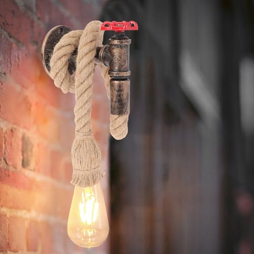 Base de lámpara de pared Cabilock para renovar la decoración rústica de casa 7
