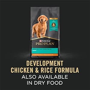 Purina Pro Plan Development Grain Free Chicken Entree and Grain Free Turkey Entree Puppy Wet Dog Food Variety Pack – (Pack of 12) 13 oz. Cans