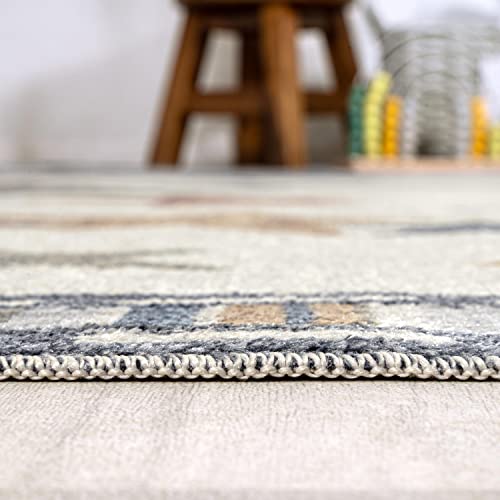 Jonathan Y KDW100A-4 Star Gazer Geometric Machine-Washable Indoor Area Rug thumb #5