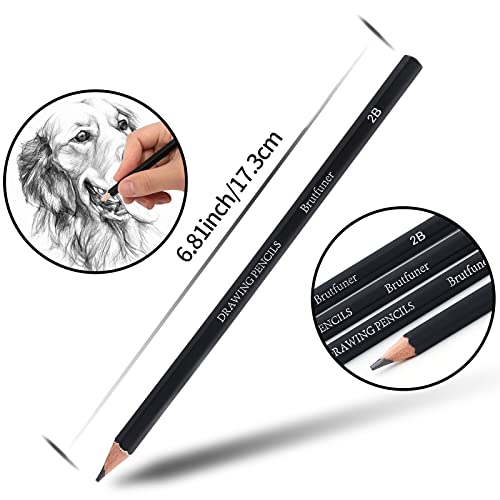 Yuancheng Professional Drawing Sketching Pencil Set - 14 Pieces Drawing Pencils14B, 12B, 10B, 8B, 7B, 6B, 5B, 4B, 3B, 2B, B, Hb, 2H, 4H Graphite Pencils For Beginners & Pro Artists #TOP2