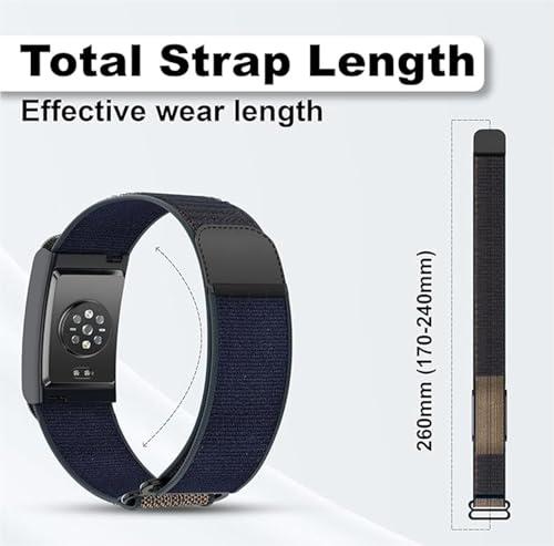 Image of Soft Nylon Sport Strap Breathable, Durable Strap Compatible For Amazfit Helio Strap