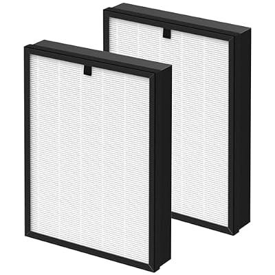 400 Replacement Filter Compatible with Puroair 400 Air Purifier, 400 Filters with Activated Carbon for Pet Dander, Smoke & Odors, 400 Replacement Filters for Home Bed Room, 2 Pack
