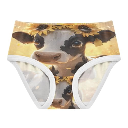 Cute Cow Sunflower Toddler Girls's Underwear 2T 202b8664