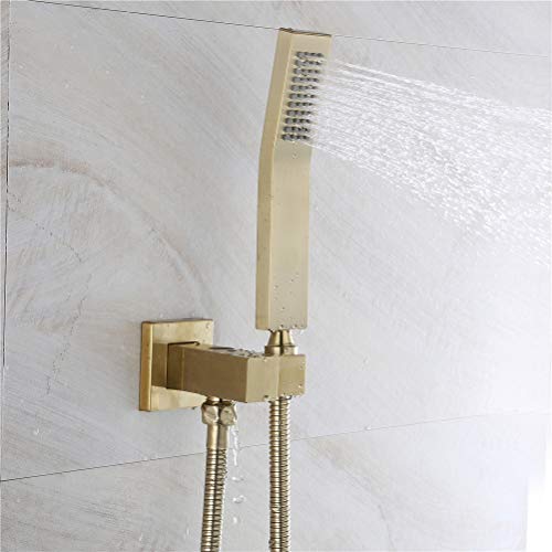 Pommeau de douche à effet pluie mitigeur de baignoire et douchette à main c