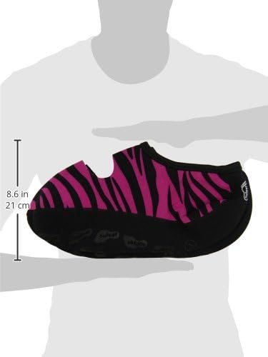 Nufoot Women's Mary Jane Slipper, Pink Zebra, Medium | Image 6