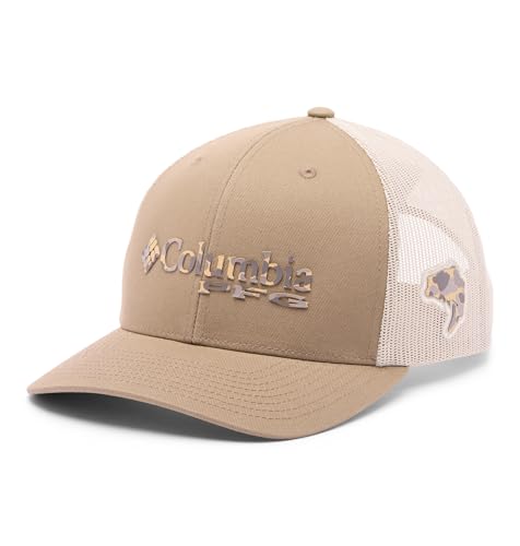 Image of Columbia Unisex Adult PFG Logo Mesh Ball Cap