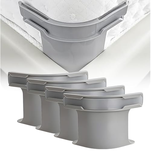 Reviews de Accesorios de cama al mejor precio. 50 4 Piezas Clips De Sujeción De Sábanas - Sujetador de Sábanas de Cama Antideslizante Extraíble, Sujeta Sábana Bajera y Previene Deslizamiento/Sábanas Sueltas. Ideal para...