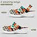 Meaudiwes Fashion Beach Pool Slippers Toddler Slides Sandals Child Water Shower for Girl Tribal Navajo Indiana Western Southwest Ethnic