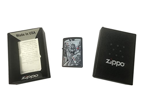 Encendedor Zippo Custom Graphic Queen of Diamonds miniatura 2