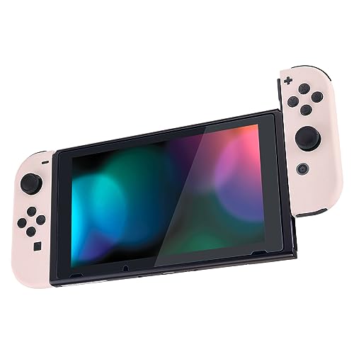 eXtremeRate DIY Replacement Shell Buttons for Nintendo Switch & Switch OLED, Cherry Blossoms Pink Housing Case with Full Set Button for Joycon Handheld Controller [Only The Shell, NOT The Joycon] - Thumbnail 4