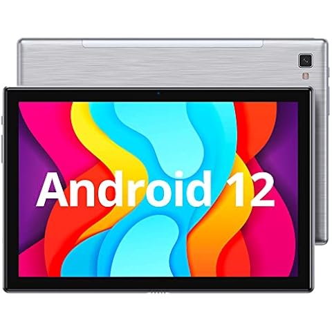 Dragon Touch Notepad 102 Android Tablets with 128GB ROM, 8GB RAM, Octa Core 2.0GHz, Android 12 Tablets, 10 inch IPS HD Display, 13MP Camera, 2.4Ghz & 5G WiFi, GPS - Compatible Docking Keyboard Cover