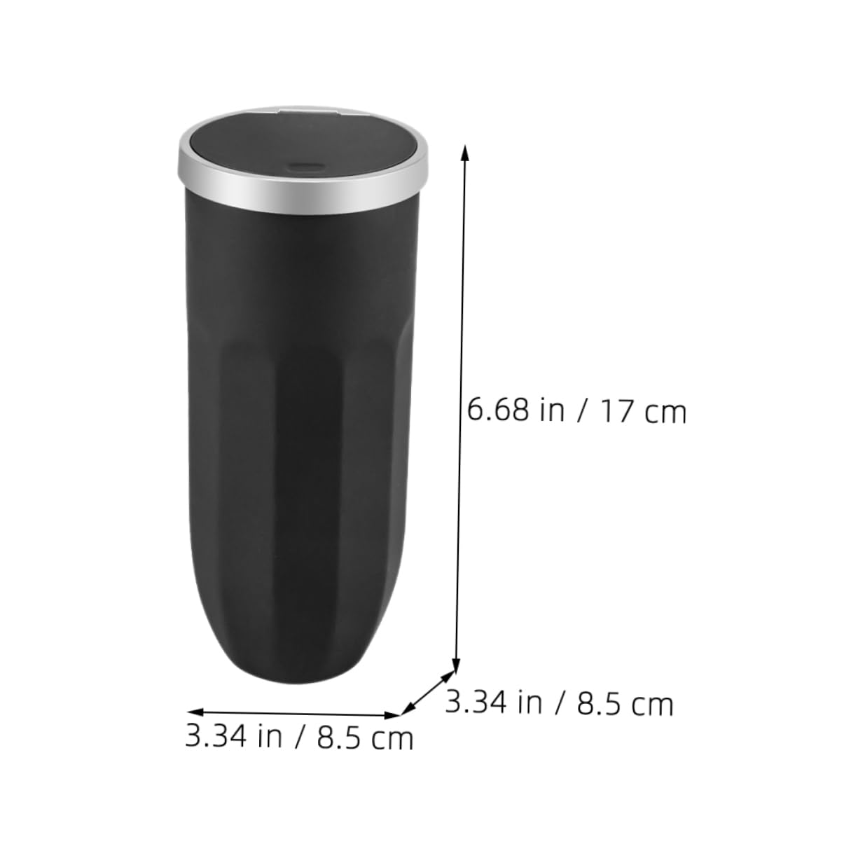 HEALLILY 2pcs Automotive Trash Can Cup Holder Car Garbage Bin for Car Material Trash Can
