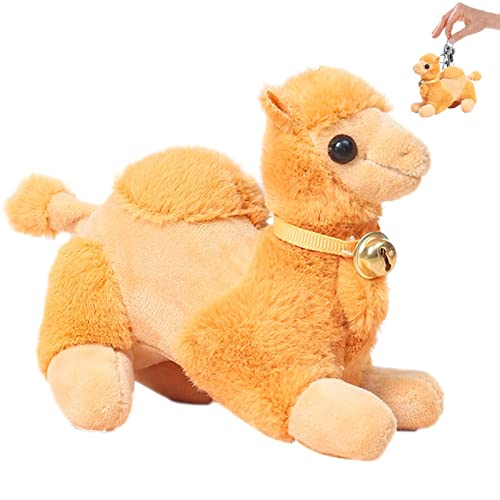 Sloane Pendentif Chameau en Peluche | Animal en Peluche Moelleux en Peluche Chameau | Camel Animal Kingdom Collection Petits Ornements Chameau en Peluche pour Sac à Dos...