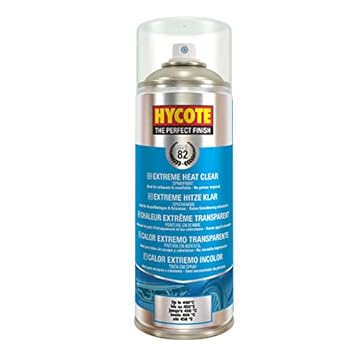 Hycote Fast Drying Extreme Heat Aerosol Car Spray Paint, Clear, 400 ml
